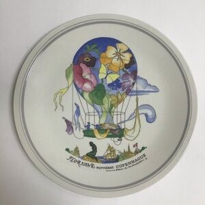 Villeroy & Boch Le Ballon 8” Salad Plate Floriane Survolant COPENHAGEN Mercier